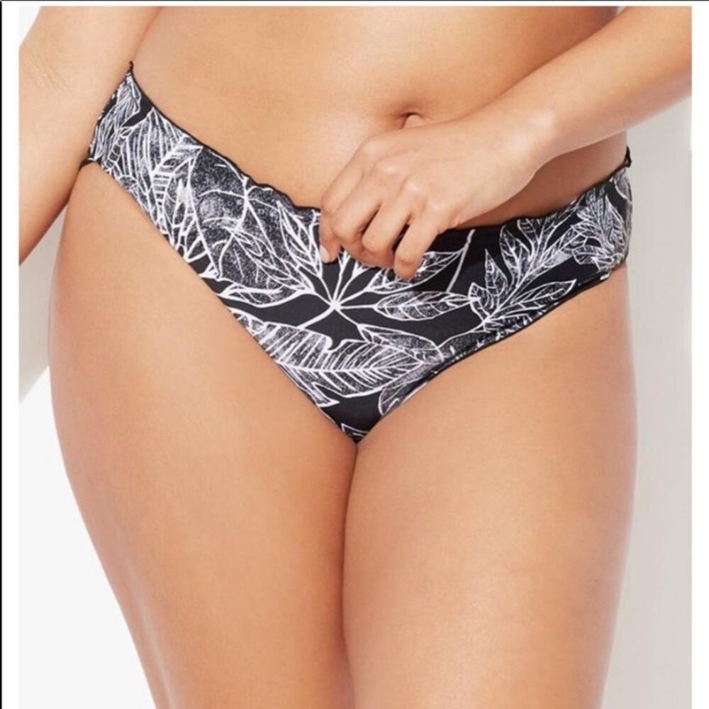 SWIMSUITS FOR ALL BLACK RUFFLE BRIEF - Picture 3 of 7